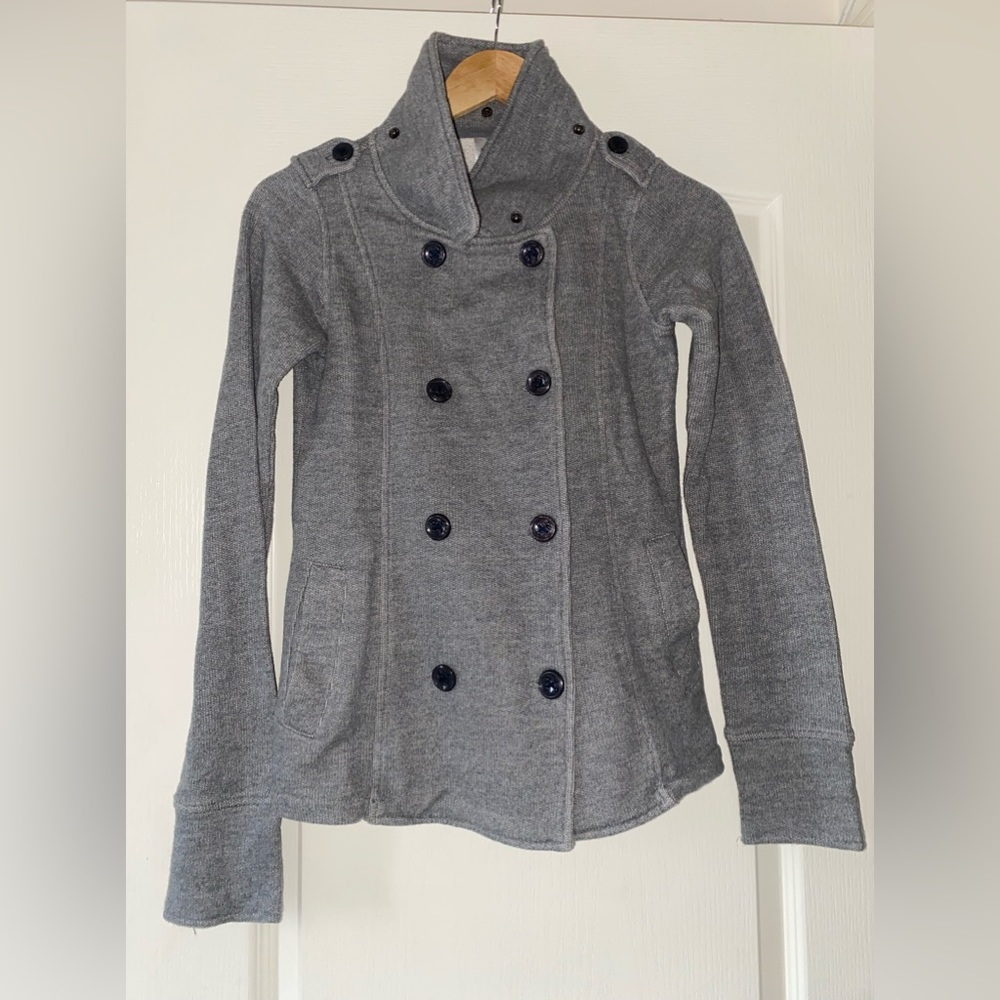 Womens Button up Pea Coat